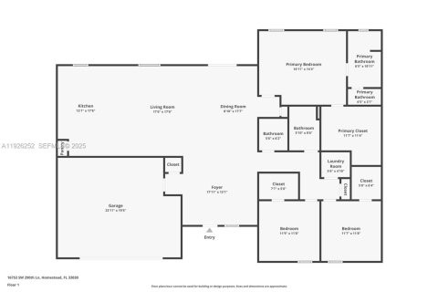 Casa en venta en Homestead, Florida, 3 dormitorios, 198.53 m2 № 1984573 - foto 29