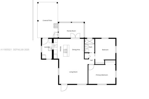 House in Miami, Florida 2 bedrooms, 96.15 sq.m. № 2010336 - photo 5