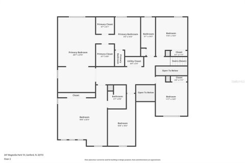 House in MAGNOLIA PARK in Sanford, Florida 4 bedrooms, 320.05 sq.m. № 2198276 - photo 4