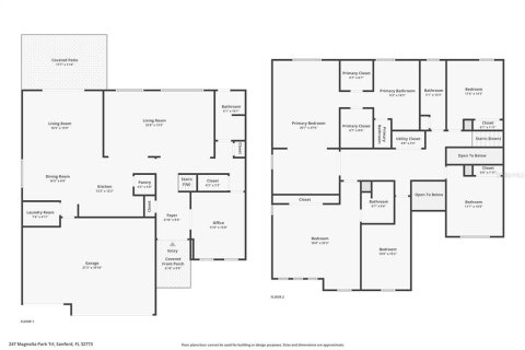 House in MAGNOLIA PARK in Sanford, Florida 4 bedrooms, 320.05 sq.m. № 2198276 - photo 2