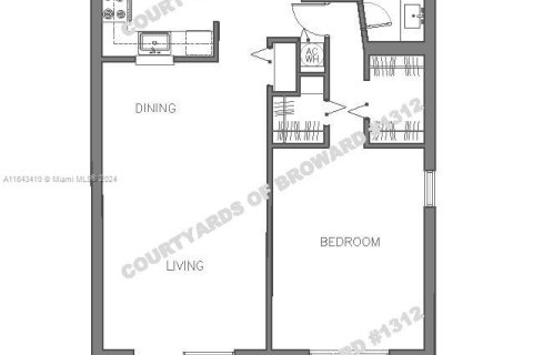 Condo in North Lauderdale, Florida, 1 bedroom  № 1695106 - photo 2
