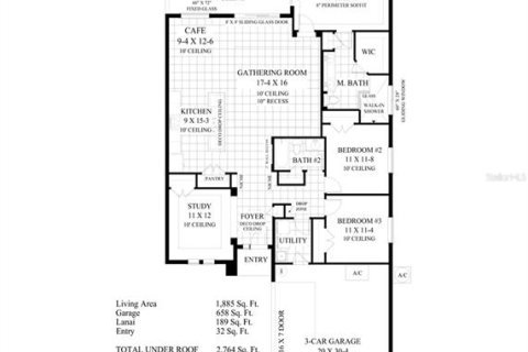 Villa ou maison à vendre à Palm Coast, Floride: 3 chambres, 175.12 m2 № 1637071 - photo 3