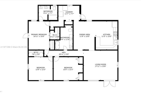 House in Davie, Florida 3 bedrooms, 155.33 sq.m. № 1929380 - photo 23