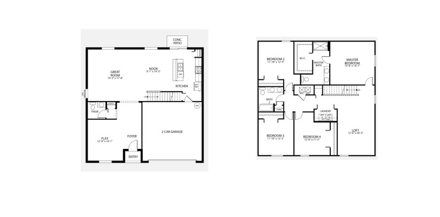 Townhouse in Polk County Scattered in Haines City, Florida 4 rooms, 250 sq.m. № 280143