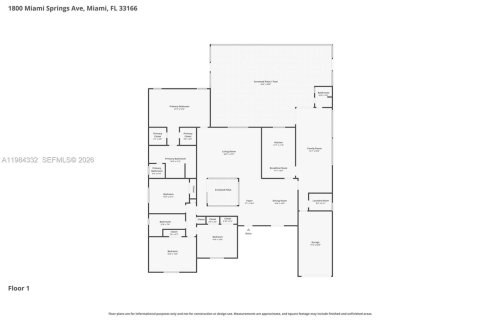 Купить виллу или дом в Майами-Спрингс, Флорида 4 спальни, 293.57м2, № 2049699 - фото 29