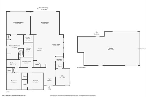 Villa ou maison à vendre à Treasure Island, Floride: 4 chambres, 186.45 m2 № 1885753 - photo 7