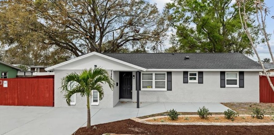 House in Saint Petersburg, Florida 4 bedrooms, 123.84 sq.m. № 1547755