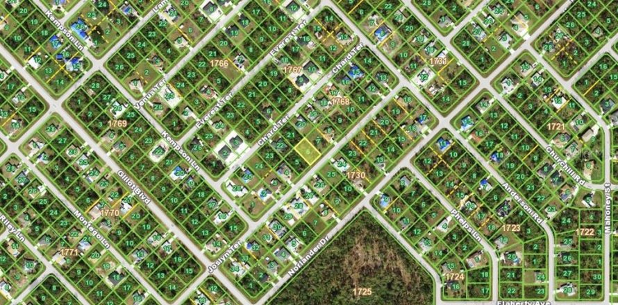 Земельный участок в Порт-Шарлотт, Флорида № 2162600