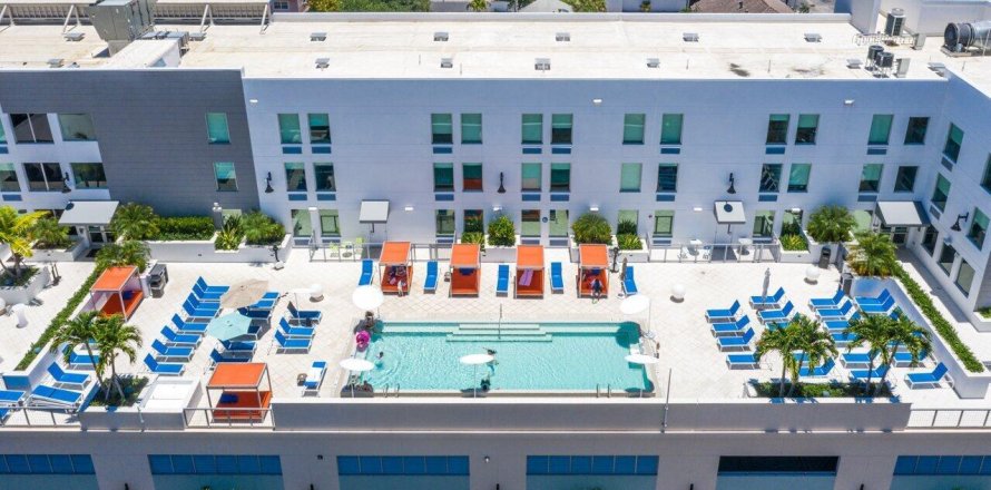 Condo à Delray Beach, Floride, 1 chambre  № 2300774