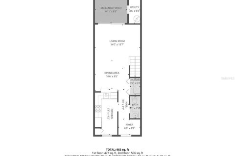 Adosado en venta en Tampa, Florida, 2 dormitorios, 110 m2 № 2099800 - foto 7