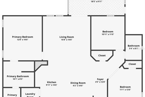 House in Oak Hill, Florida 3 bedrooms, 131.55 sq.m. № 2141080 - photo 6