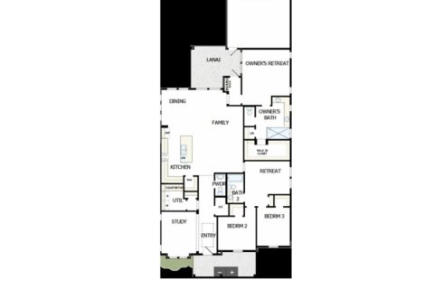 House floor plan «House», 3 bedrooms in Seabrook Village 50’ Rear Entry