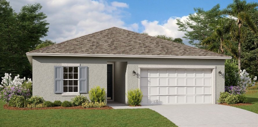 House in Cypress Park Estates in Haines City, Florida 3 rooms, 131 sq.m. № 307283