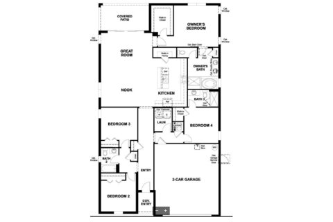House floor plan «Slate Plan», 4 rooms in Seasons at Heritage Square