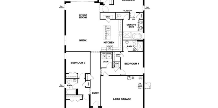 House in Seasons at Heritage Square in Polk, Florida 4 rooms, 192 sq.m. № 309787