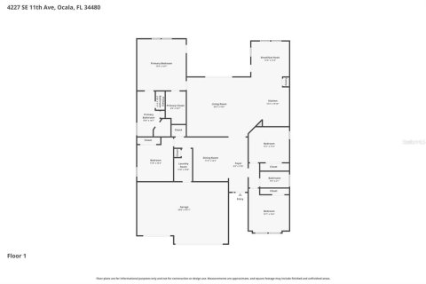 House in Ocala, Florida 4 bedrooms, 212.93 sq.m. № 2211337 - photo 4
