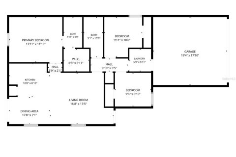 House in Lake Alfred, Florida 3 bedrooms, 104.05 sq.m. № 2104441 - photo 27