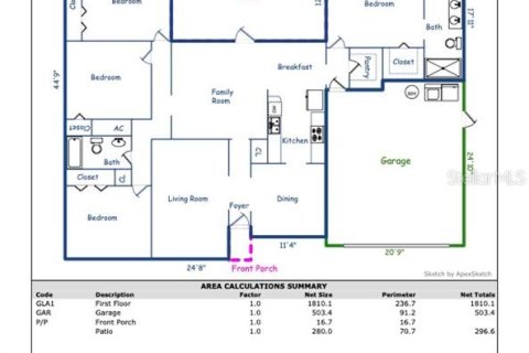 House in Brandon, Florida 4 bedrooms, 168.15 sq.m. № 2391544 - photo 2