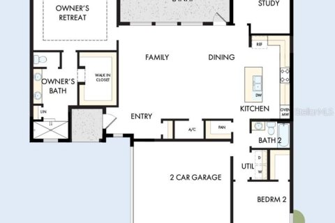 House in Apollo Beach, Florida 2 bedrooms, 156.73 sq.m. № 2216430 - photo 3