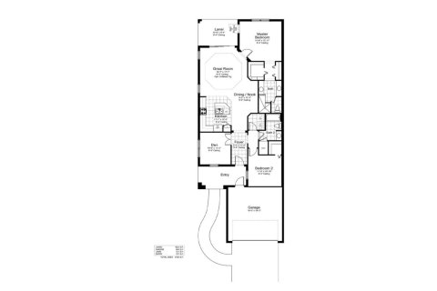 House floor plan «142SQM TIDEWATER B», 2 bedrooms in CANOE CREEK