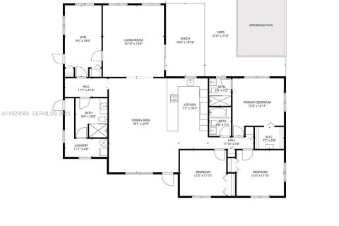 House in Wilton Manors, Florida 4 bedrooms, 208.1 sq.m. № 1984601 - photo 25