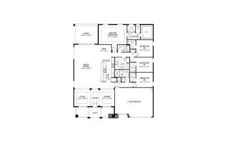 House floor plan «House», 4 bedrooms in Elegant Manor Estates