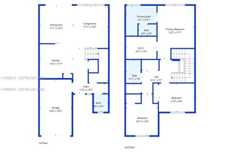 Купить таунхаус в Мирамар, Флорида 3 спальни, 166.57м2, № 2011633 - фото 28