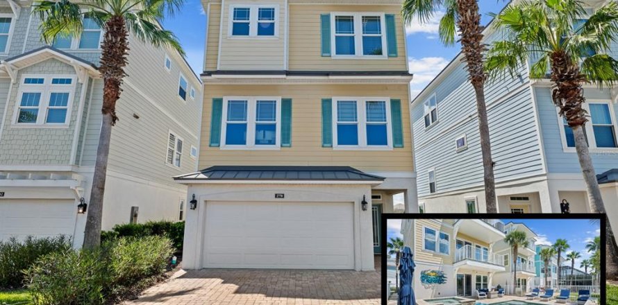 House in Flagler Beach, Florida 3 bedrooms, 260.03 sq.m. № 2302837