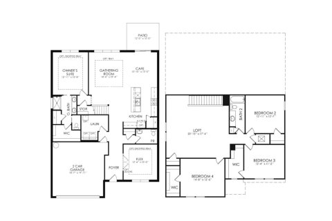 House floor plan «268SQM», 5 bedrooms in CAGAN CROSSINGS