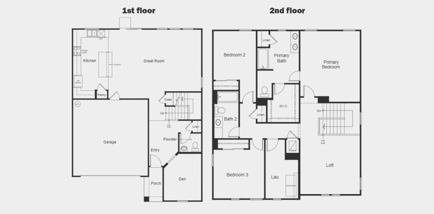 Планировка таунхауса «219SQM» 3 спальни в ЖК WHITEVIEW VILLAGE