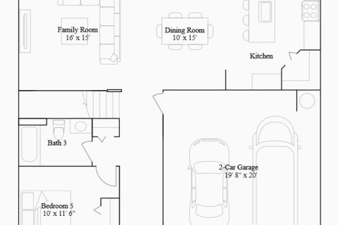 House in DeLand, Florida 5 bedrooms, 227.7 sq.m. № 1725696 - photo 1