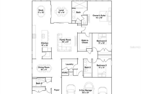 House in Apopka, Florida 4 bedrooms, 239.22 sq.m. № 2308250 - photo 19