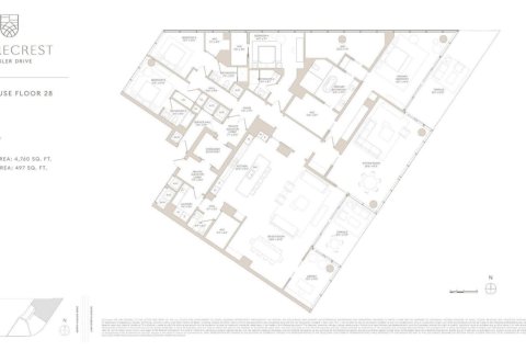 Condo in West Palm Beach, Florida, 4 bedrooms  № 2402449