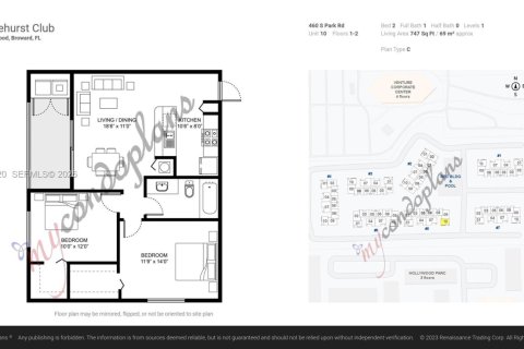 Condominio en venta en Hollywood, Florida, 2 dormitorios, 69.4 m2 № 2063838 - foto 22