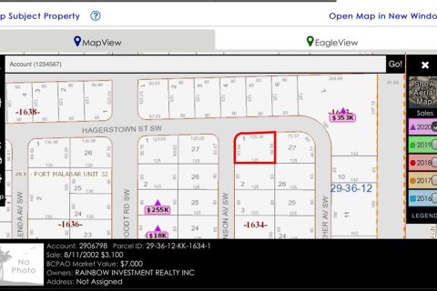 Land in Palm Bay, Florida № 2160175