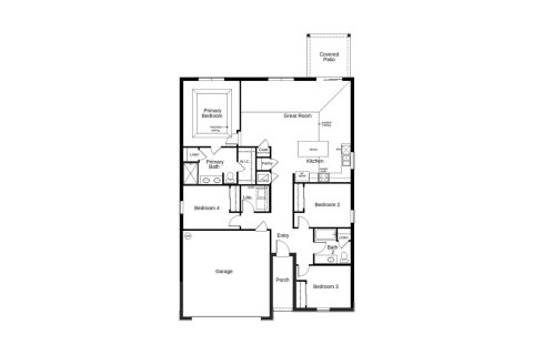 Townhouse floor plan «159SQM 127», 4 bedrooms in SUMMERLIN GROVES