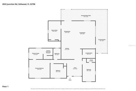 Villa ou maison à vendre à Zellwood, Floride: 4 chambres, 218.51 m2 № 2389379 - photo 9