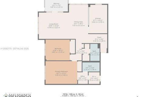Condominio en venta en Aventura, Florida, 2 dormitorios, 120.77 m2 № 2353743 - foto 26