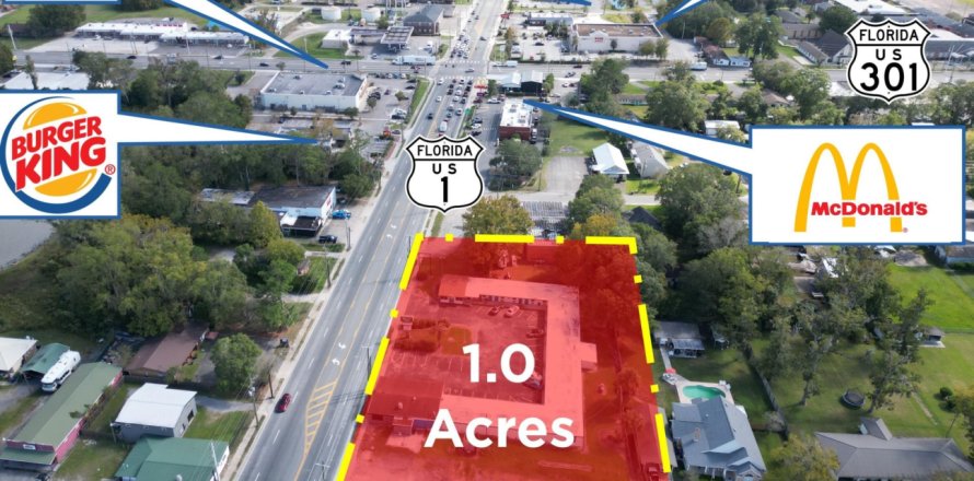 Propiedad comercial en Callahan, Florida 1207.73 m2 № 809554