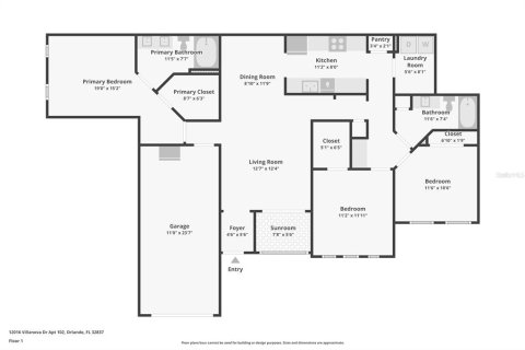 Condo in Orlando, Florida, 3 bedrooms № 2258607 - photo 4