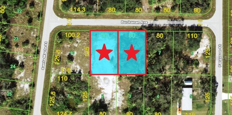 Land in Port Charlotte, Florida № 2160222