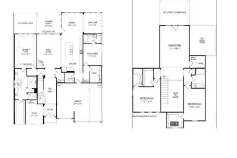 House floor plan «House», 4 bedrooms in Trailmark Phase 6