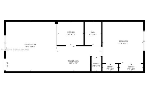 Copropriété à louer à North Bay Village, Floride: 1 chambre, 64.57 m2 № 2008824 - photo 3