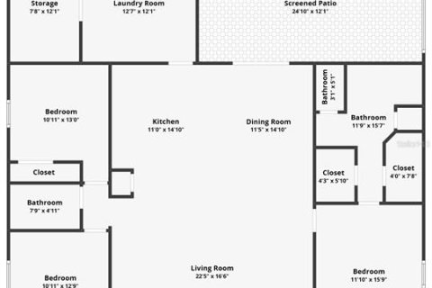 Casa en venta en Wauchula, Florida, 3 dormitorios, 162.86 m2 № 2157389 - foto 2