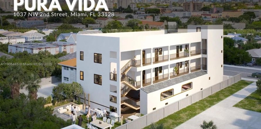 Студия в Майами, Флорида № 1964215