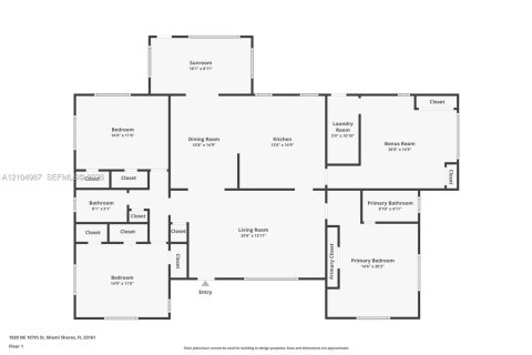 House in Miami Shores, Florida 4 bedrooms, 210.52 sq.m. № 2412773 - photo 3