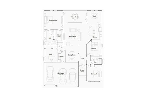House floor plan «210SQM», 3 bedrooms in HIGHLAND CHASE

