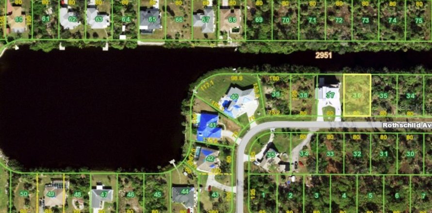 Terrain à Port Charlotte, Floride № 2214205