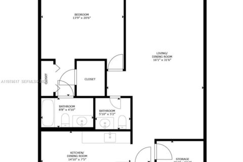 Купить кондоминиум в Норт-Майами-Бич, Флорида 1 спальня, 95.88м2, № 2036034 - фото 21