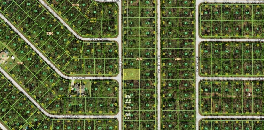 Land in Port Charlotte, Florida № 2164176
